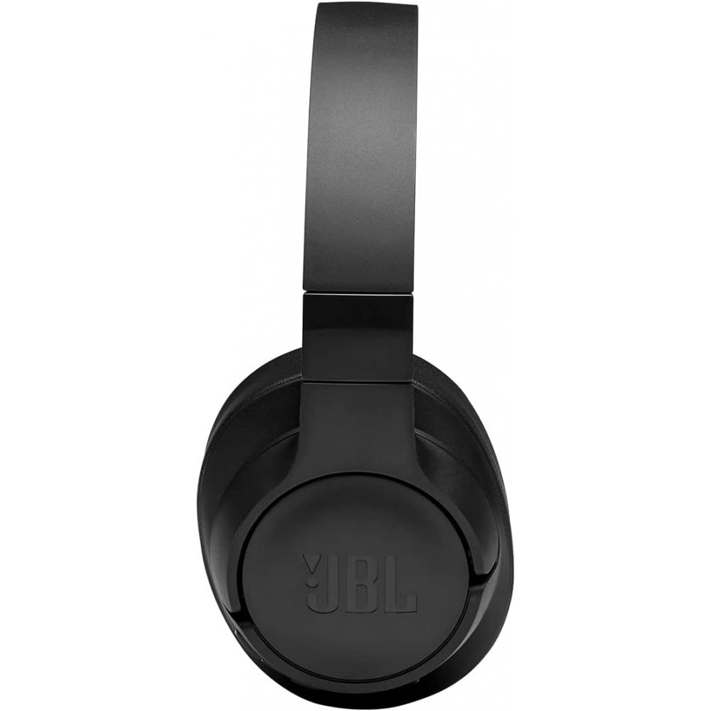 QIIZCP Tune 710bt Kabelloses Over-Ear-Bluetooth mit Mikrofon, 50-Stunden-Akku, Freisprechfunktion, tragbar, Schwarz 