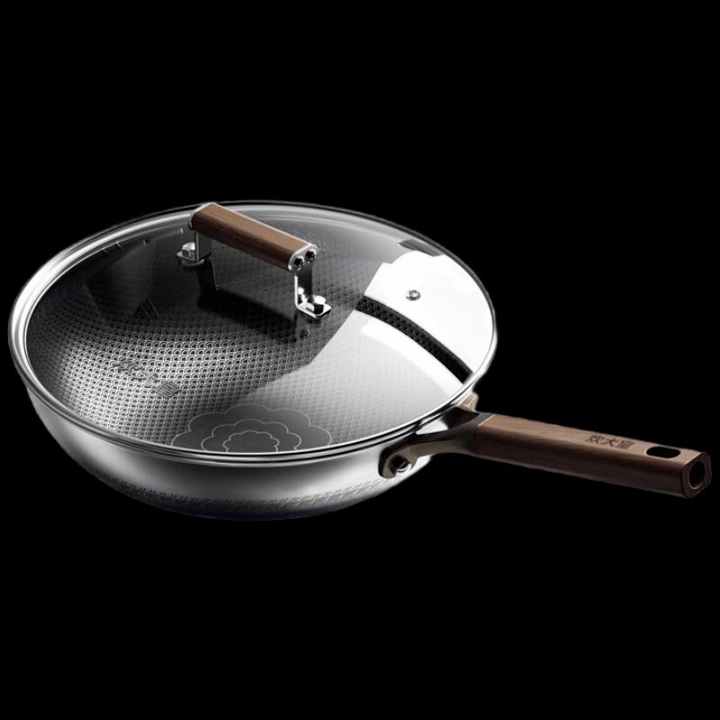 Chui Da Huang 304 Stainless Steel Honeycomb Wok