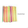 100x Drinking Straws Accessories Plastic Flex for Carnival Bar Family