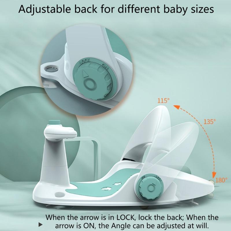 Foldable Bath Chair Versatile Baby Bath Solution Portable Baby Bathtub Aid for Babies Convenient Bathing Experience