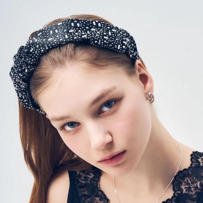 Atelier Crystal Shirring Hairband