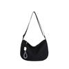 Women's Large Capacity Nylon Crossbody Bag with Wide Strap