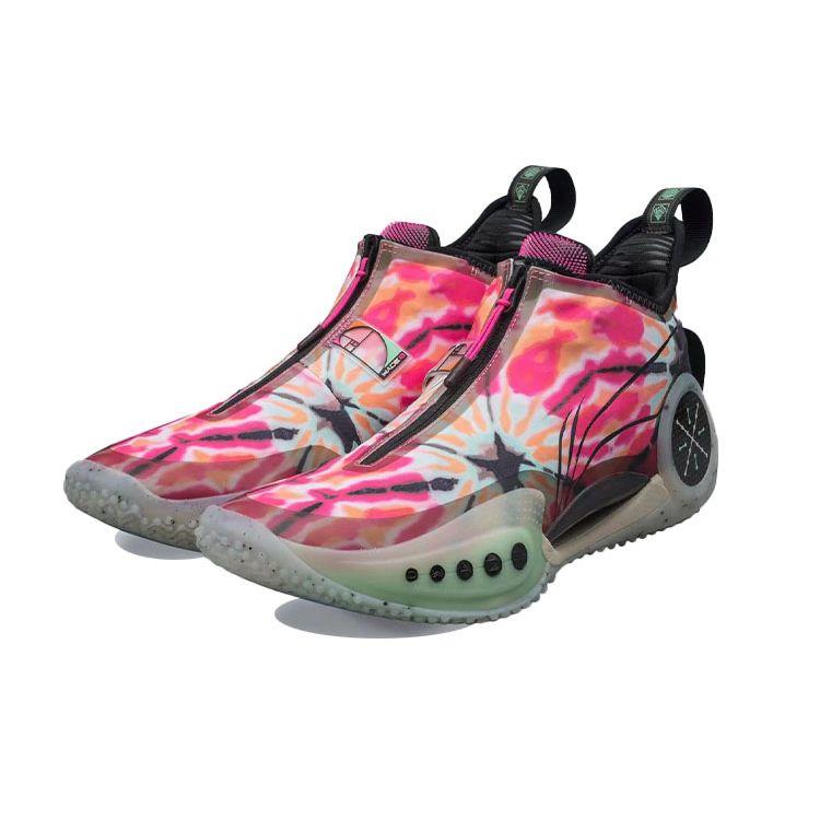 Li-Ning Way of Wade 9 Florida Men Sneakers Pink White ABAR119-9