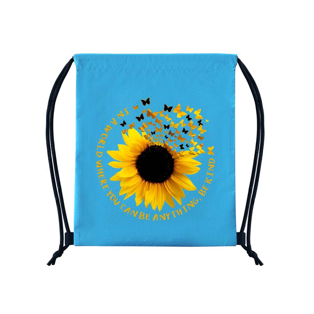 Şık ve Hafif 34cm*40.5cm Dacron İpli Sırt Çantası Outdoor Sırt Çantası Bisiklet Sırt Çantası Spor Salonu Saklama Çantası