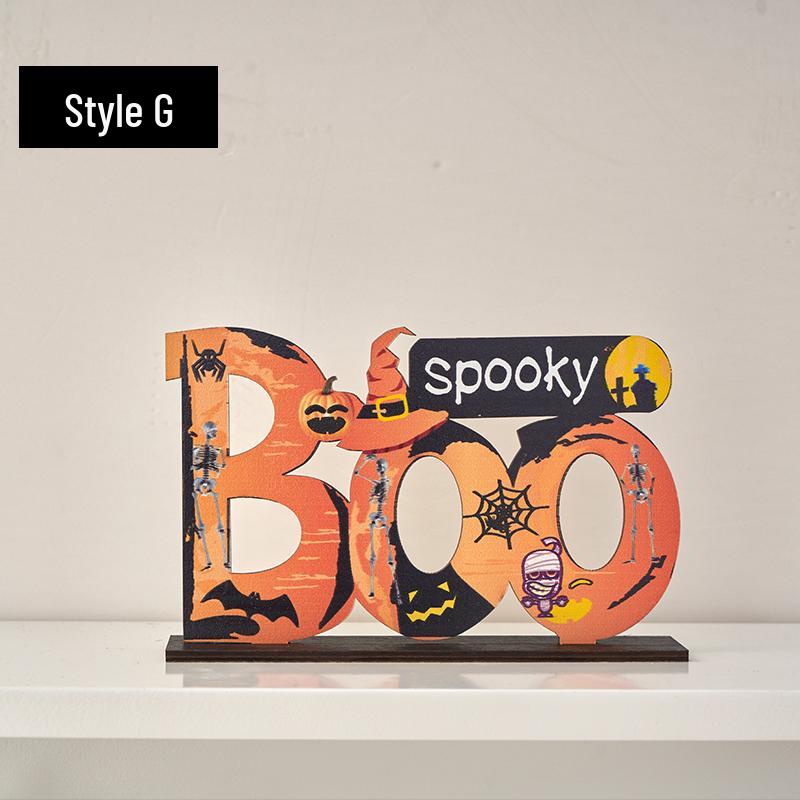 Halloween Cartoon Pumpkin Desktop Ornaments: Creative Decorations for Festive Scenes and Photo Props