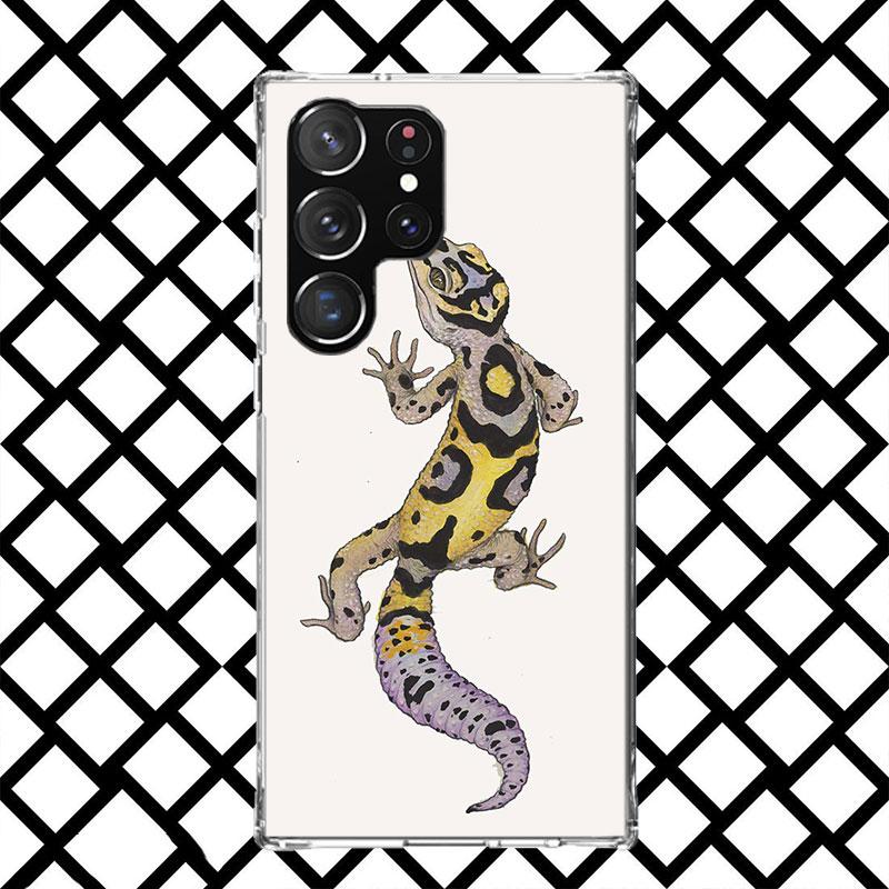 Lizards Geckos Phone Case for Samsung Galaxy S26 S25 Edge S24 S23 Ultra S22 Plus S21 FE S20 + Soft Cover Print Fundas Galaxy S25