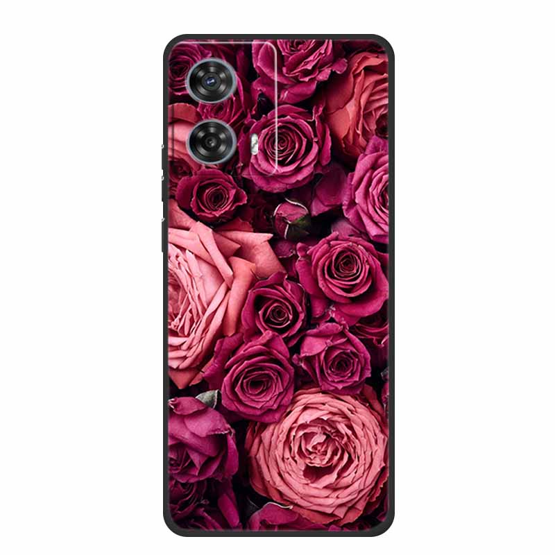 For Motorola G85 Case G 85 Phone Cover Black Silicone Soft Case For Motorola Edge 50 Fusion S50 Neo G24 Power Back Cover Case