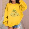 Children's Fashionable Casual Long-sleeved Loose Christmas Print Pullover Sweatshirt