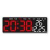 LED Display Digital Clock with Alarm Timer Date and Temperature Features for Modern Decoration