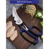 Stainless Steel Blade Household Multifunction Pptpr Handle Seafood Vegetables Chicken Bone Kitchen Scissors Multi Purposetool