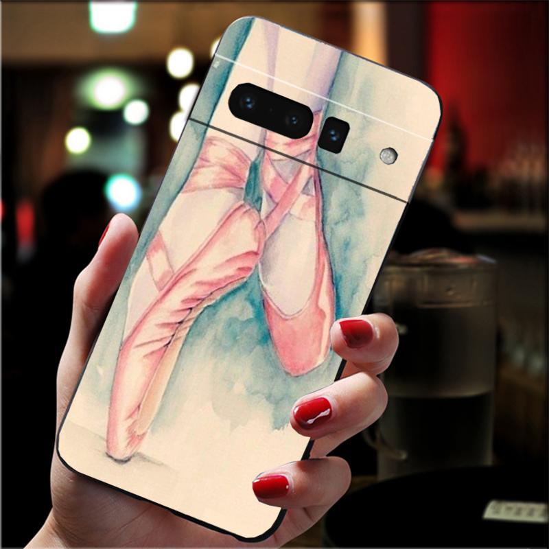 Phone Case For Google Pixel 10 Pro XL 9 Pro XL 9A 8 7 6 Pro Pixel 8A 7A 6A Pixel 8 7 6 5 Ballerina Dance Ballet Girl