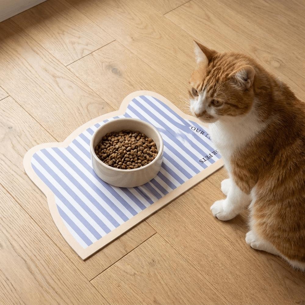Anti Slip Pet Placemat Waterproof Cat Bowl Mat Pet Feeding Mat Cat Eating Mats Pet Bowl Area