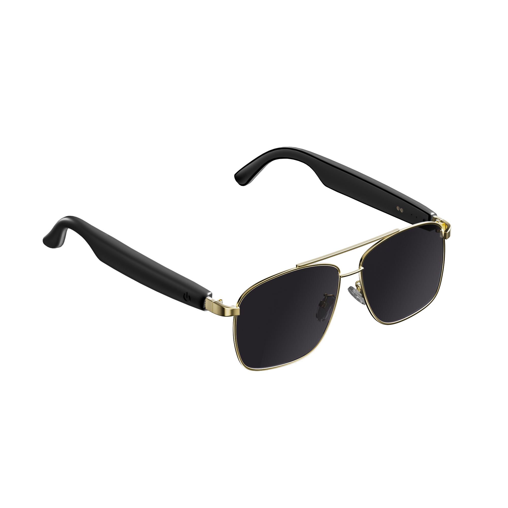 

A16 Smart Audio Glasses Bluetooth Sunglasses Anti-Blue Light UV Protection Touch Control золотий