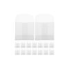 LOPUNER 50-Pack Small Storage Envelopes, Mini Coin Envelopes, Birthday Cards, Small Parts Pouches, Semi-Transparent, 5 X 5 Cm