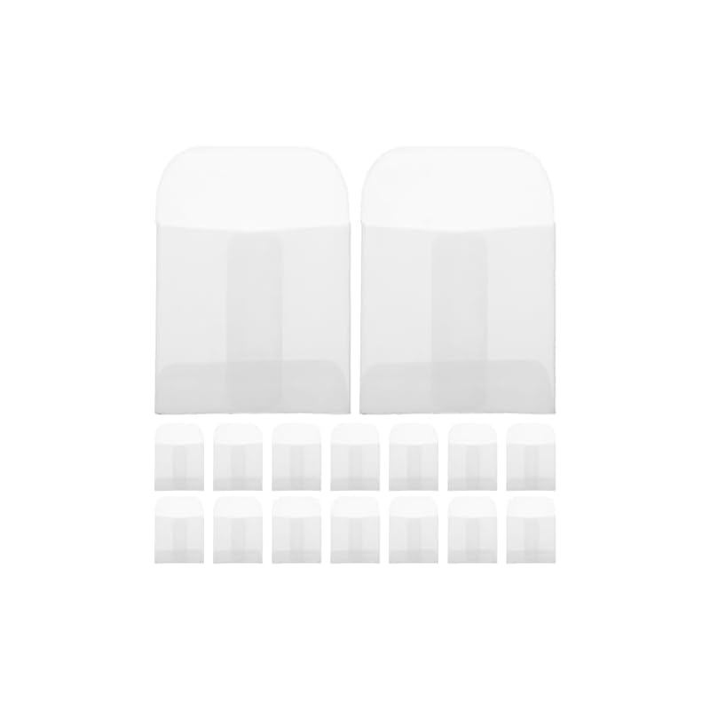 LOPUNER 50-Pack Small Storage Envelopes, Mini Coin Envelopes, Birthday Cards, Small Parts Pouches, Semi-Transparent, 5 X 5 Cm