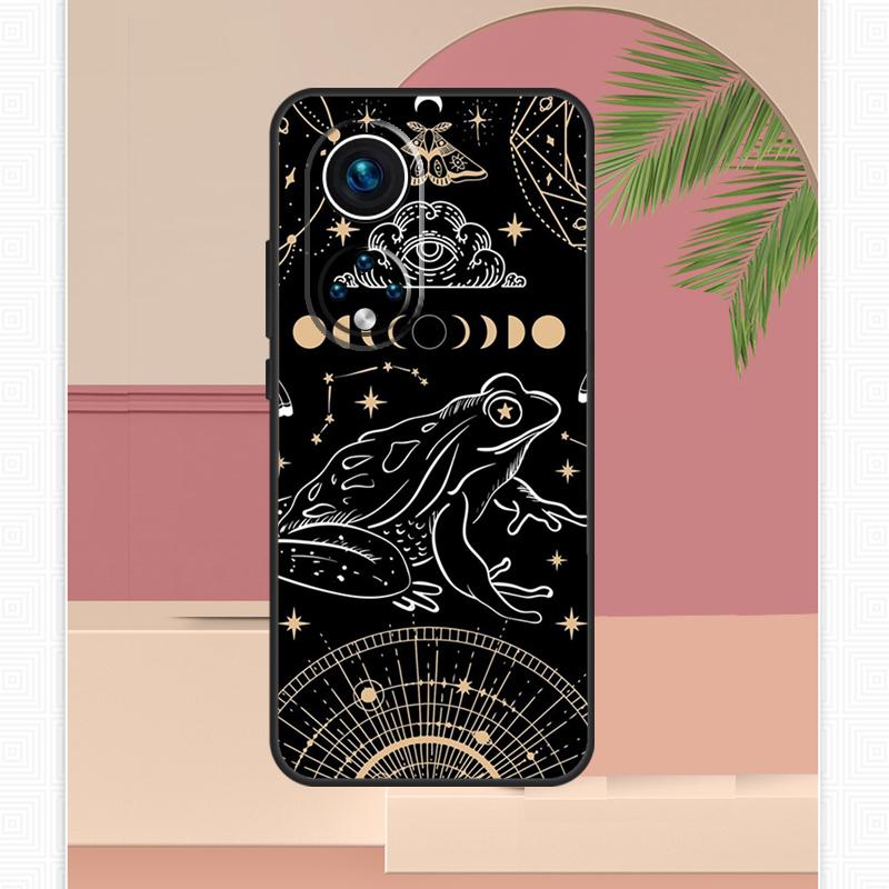 Cottagecore  Magic Mushroom Frog Moon Case For Honor Magic 7 Lite 5 6 8 Pro Honor 200 400 X9c X9b X9a X8b X8a X8c 50 70 90 Cover