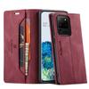 Premium Vintage Leather Wallet Case for Samsung Galaxy S20 Ultra - Flip Cover with Card Slots, Shockproof Retro Style (4 Colors)