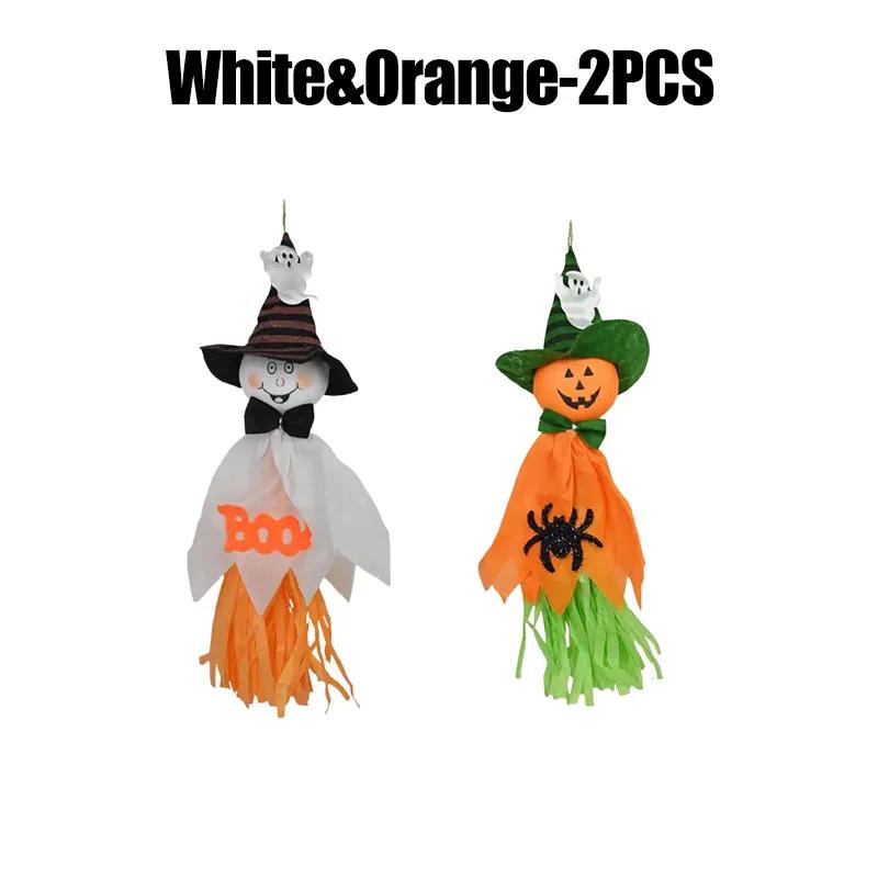 Cloth Paper Halloween Hanging Ornaments Festival Supplies Charm Fluttering Design Ghost Hanging Pendant Pumpkin Gift
