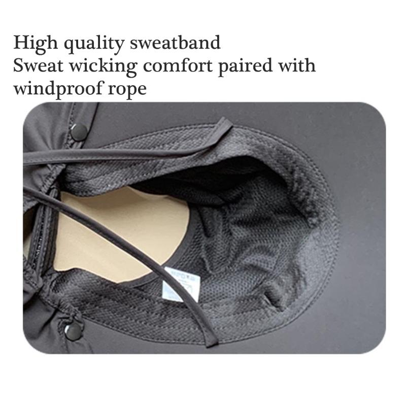 Long Brims Sun Hat Breathable Sun Hat Sunshade Neck Coverage Hat for Women Adjustable Hat Outdoor Hiking Camping Caps