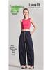 Women's Spring-Summer Curved Blade Wide-Leg Casual Pants - Loose, Straight, Versatile, Nine-Point Length