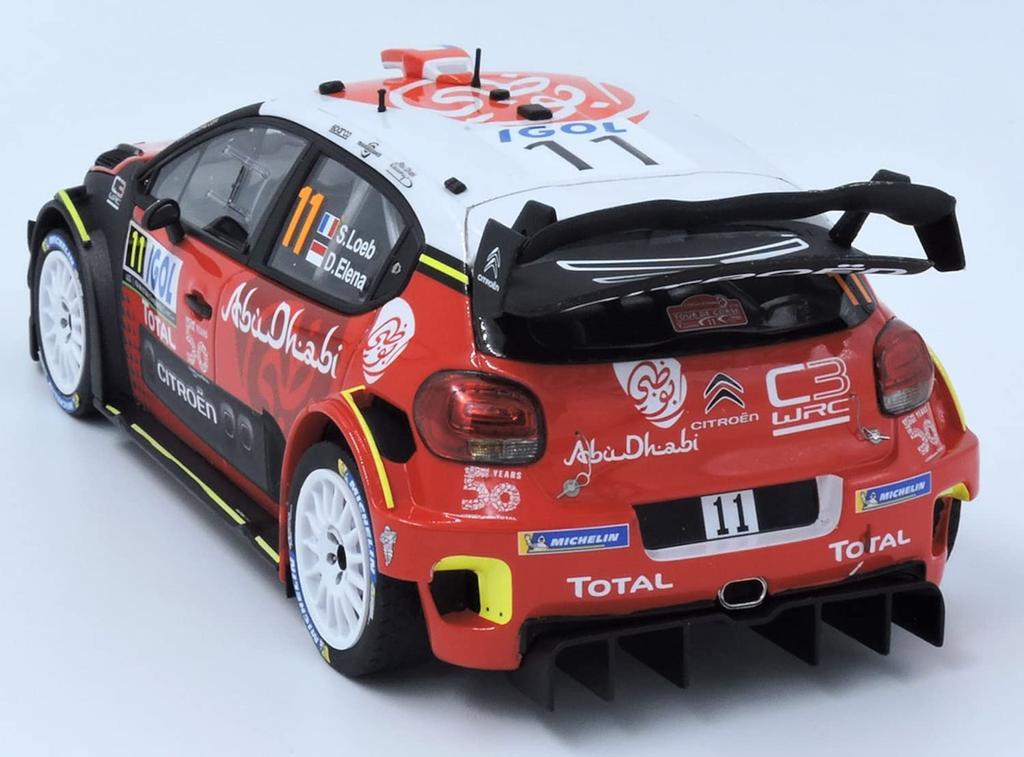 Platz Belkit Citroen C3 WRC 2018 Tour De Corse Plastic Model BEL017 1/24 (Tarmac Specification)