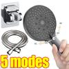Large Screen Shower Head 5 Mode Portable Shower Accessories Bathroom Supplies Shower Knob Complete Set of Accessories