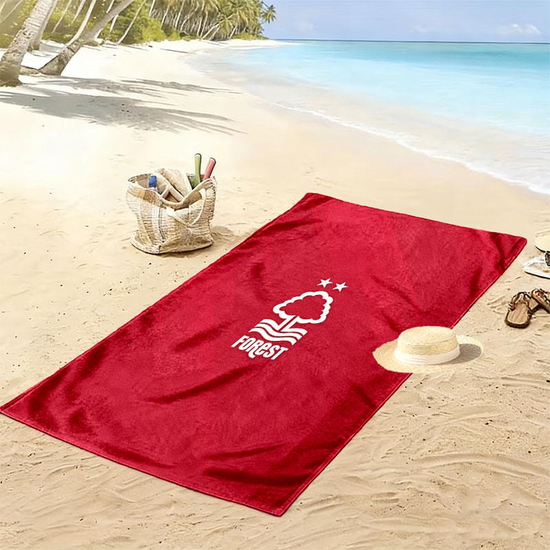 NFFC Logo Beach Towel, Large Soft Quick Dry Towel for Beach Camping Swimming