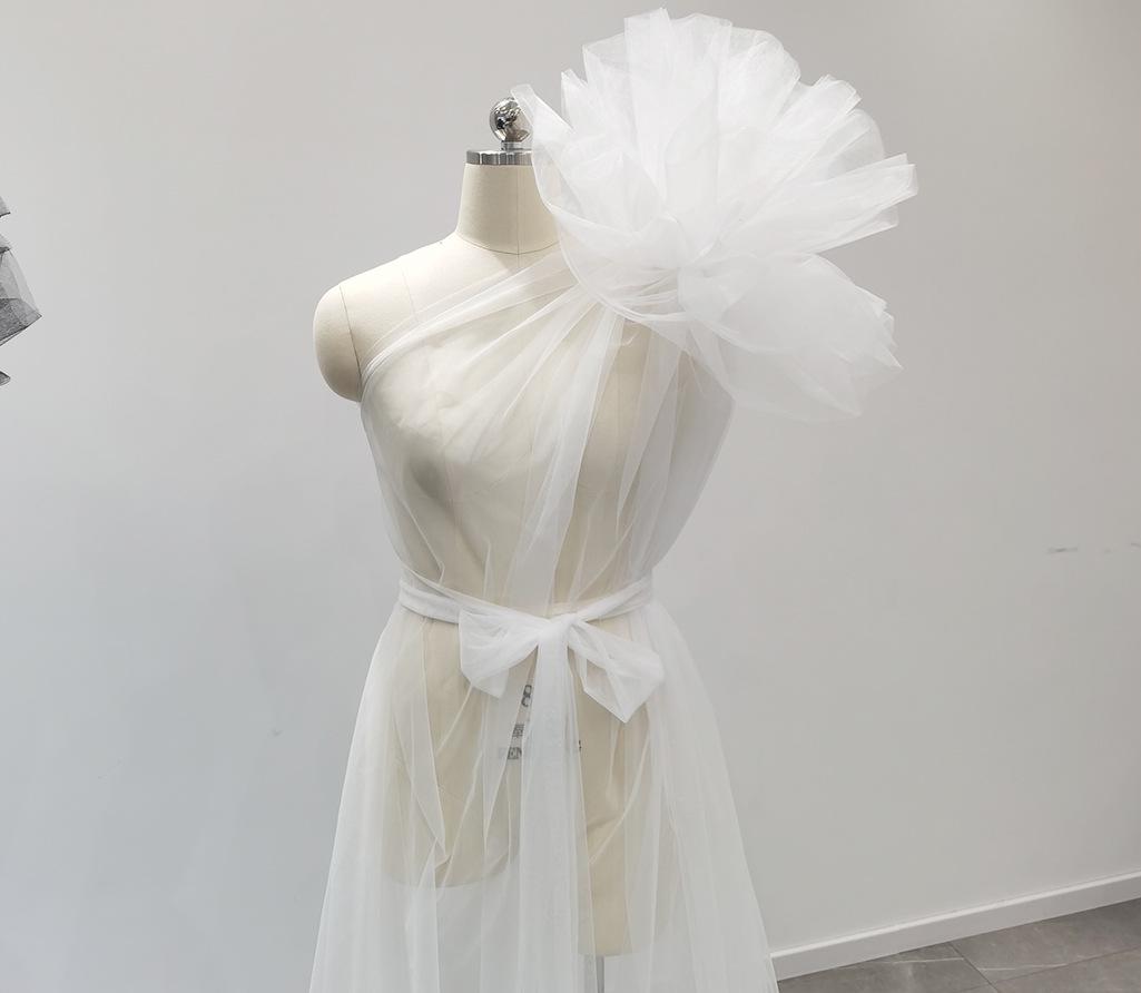 

Moliya Платье для беременных на одно плечо без рукавов с сетчатой юбкой для фотосессий на Хэллоуин One Size