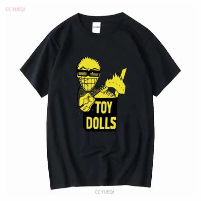 THE TOY DOLLS IDLE GOSSIP NOWY NIEBIESKI T-SHIRT vintage Sprany Stylowy Casualowy streetwear Oddychający moda męska graficzny