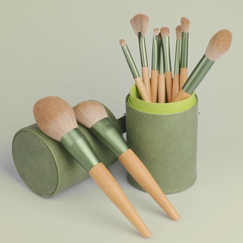 Portable Dustproof Makeup Brush and Pencil Storage Tube with Cover