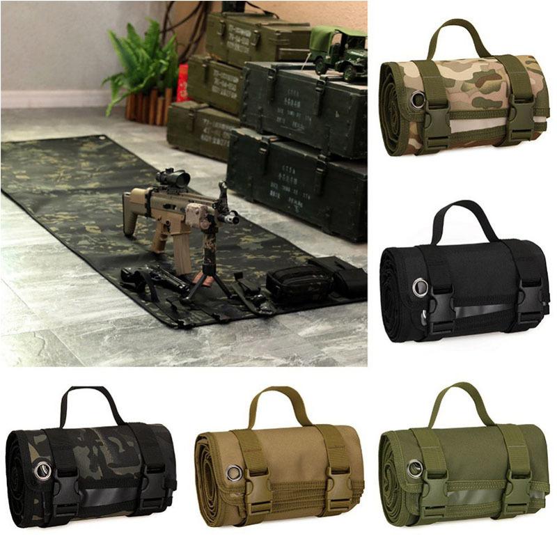 Tactical Portable Hunting Padded Roll Up Rifle Shooting Camp Mat Waterproof Pads