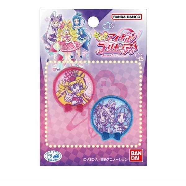 

Pioneer Kimi to Idol Cure Idol Cure Ink Cure Кюн Кюн 2 31 мм x Pretty Cure и нашивки, нашивки, 29 мм, наклейка/клеевая основа двойного назначения для приклеивания утюгом, BAN650-BAN148