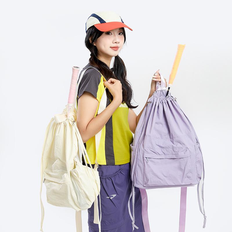 

Solid Color Backpack Women s Travel Large Capacity Backpack Student Lightweight Schoolbag білий