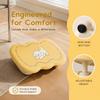 Hollow Out Adjustable Footstool Nonslip Bottom Office Desk Leg Rest Under Desk Footrest  At Work