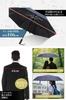 Strongest Folds in 3 Suitable for Sun and UV Light Automatic Large Rainy Season UV Heat Permanently Super Heavy 8 60cm 105cm [2025 Specifications]