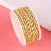 Sigu Sanhua Tibetan-Style Star & Moon Bodhi Cotton Thread - Non-Elastic, Wear-Resistant DIY Weaving Rope