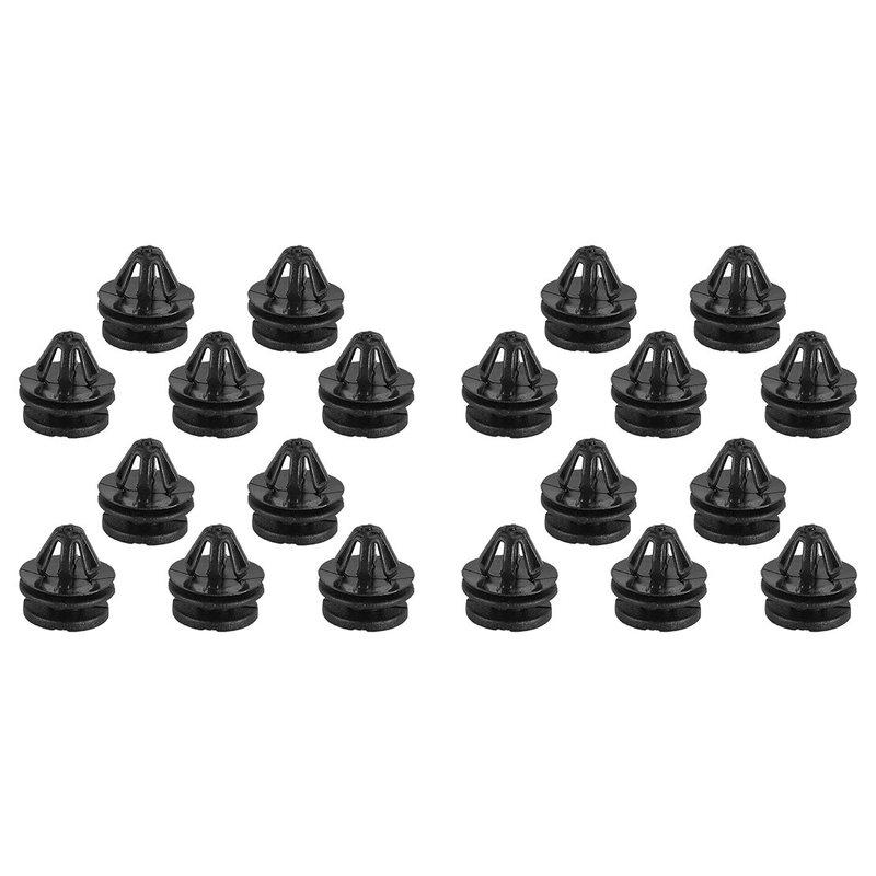 50Pcs Door Wheel Arch Sill Trim Panel Clip Fastener Re-tainer Black Nylon LR106832 DYC500110 Fit for Land Rover Range Rover