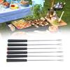 6 Pcs Fondue Forks Stainless Steel Corrosion Resistant Long Forks for Cake Chocolate Fruits Cheese F