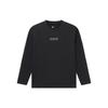Li Ning China Li Ning T Shirts Unisex Black Crew Neck Moderate Straight Fit AHSS176-1