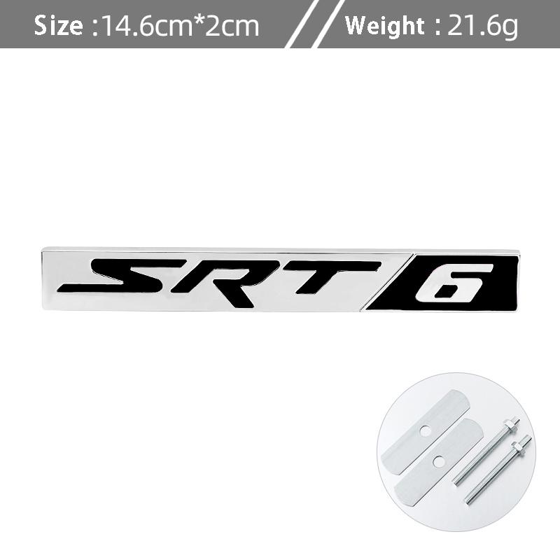 1 ks 3D kovové odznaky emblémy nálepky Sxt6 Sxt8 pro Ram Caliber Journey Sxt8 Sxt6 Srt6 Srt8 Caravan Autodoplňky