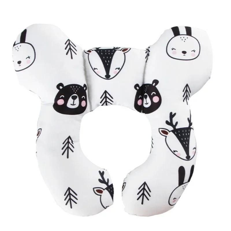 New Baby Pillow Protective Travel Car Seat Head Neck Support Pillows Newborn Children U Shape Headrest Toddler Cushion 0-3 Years