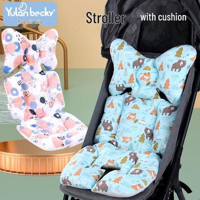 Verstellbare Baumwoll-Kinderwagen- und Hochstuhlauflage im koreanischen Stil - Weich, atmungsaktiv, verdickt