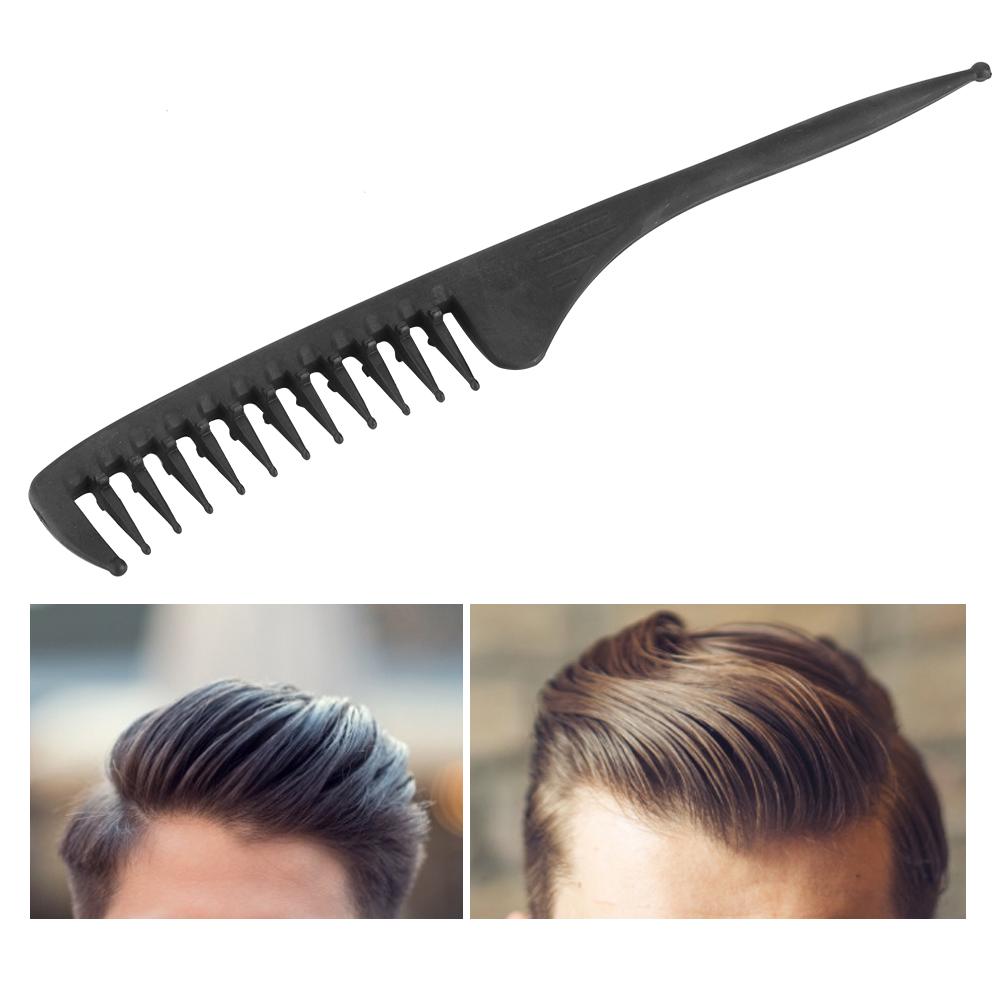 Men Retro Oil Hair Hairdressing Professional Comb Portable Wide Large Tooth Hairstyle Comb