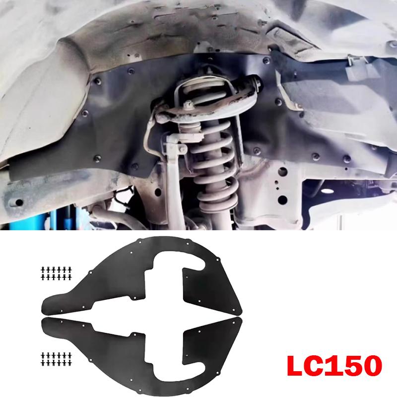 Splash Guard Fender Liner Protector Compatible with Toyota Land Cruiser Prado GRJ150 FJ CRUISER Front Wheel 2 Pieces 10-22