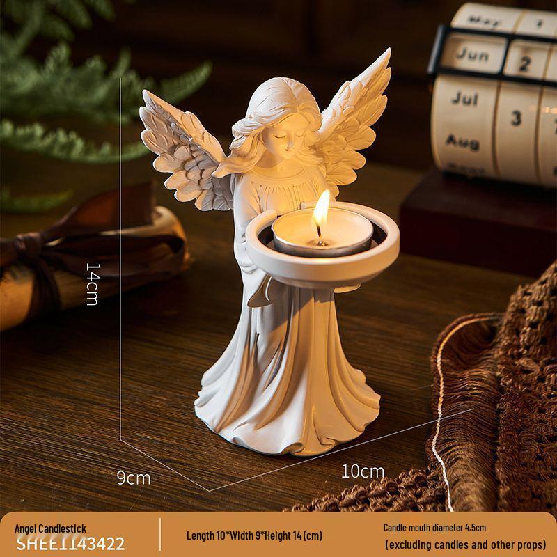 Романтический ангел керамический подсвечник украшение для уютной атмосферы