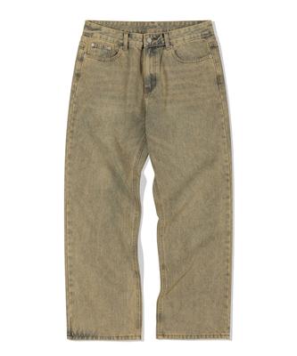DE GRAND MATIN Washed Denim Pants_Sand