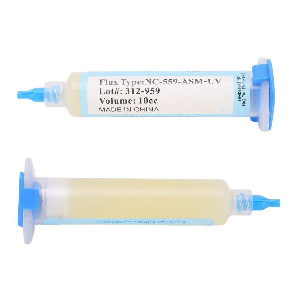 2Pcs Solder Oil Syringe Flux Paste PCB BGA Electronic Equipment Soldering Rework Supplies