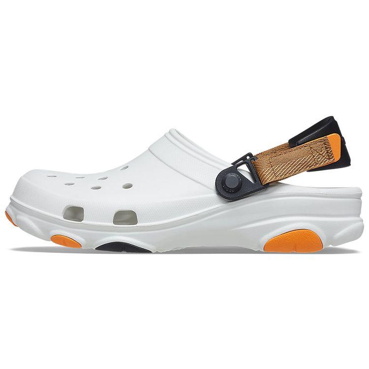 

Crocs Классические универсальные кроссовки Clog White Orange Unisex 206340-94S