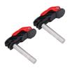 2 Pcs Bench Dog Clamp 20mm Quick Release Firm Grip Benchtop Hold Down Clamp for Woodworking