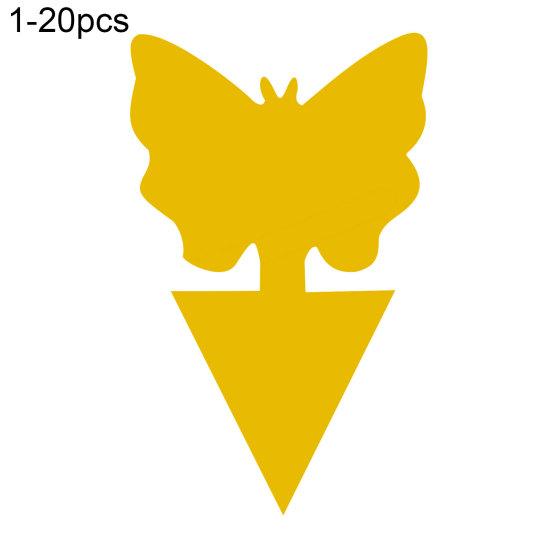 20 sztuk lepka tablica na owady geometryczna, trwała papierowa mucha na owady pułapka odstraszająca dla roślin domowych